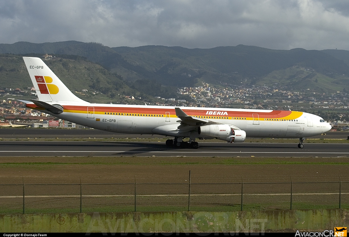 EC-GPB - Airbus A340-313X - Iberia