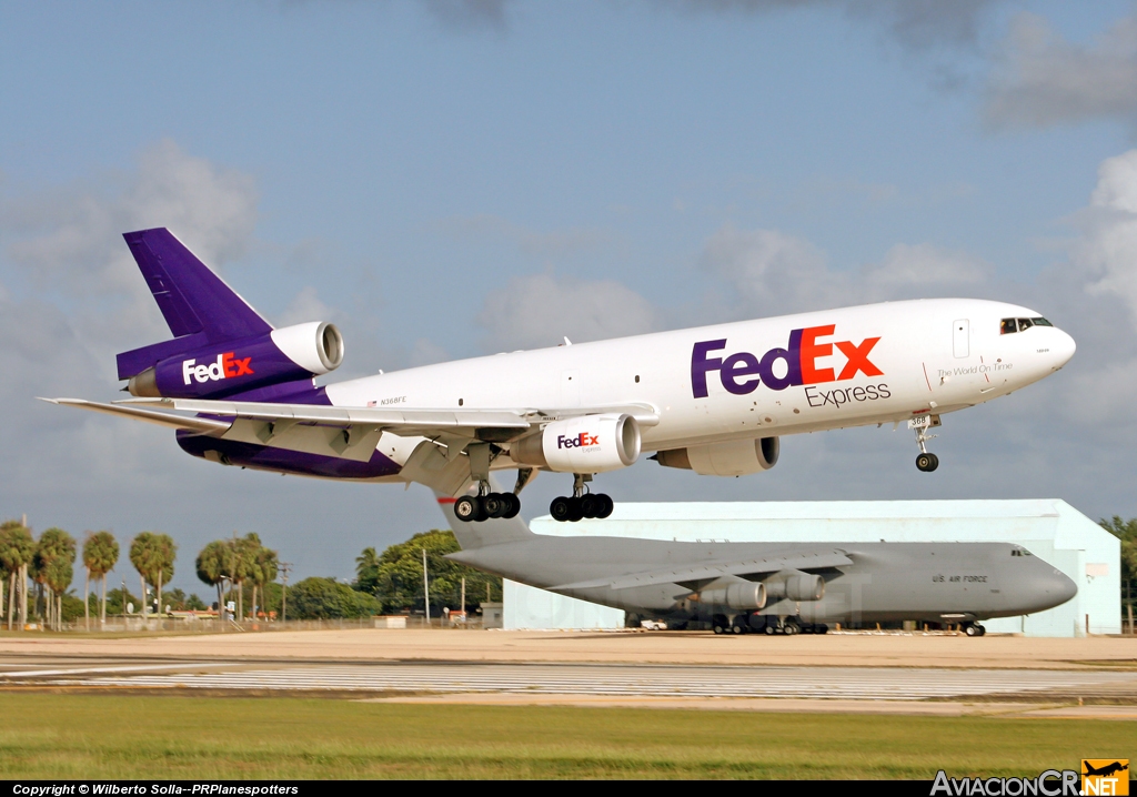 N368FE - McDonnell Douglas DC-10-10F - FedEx