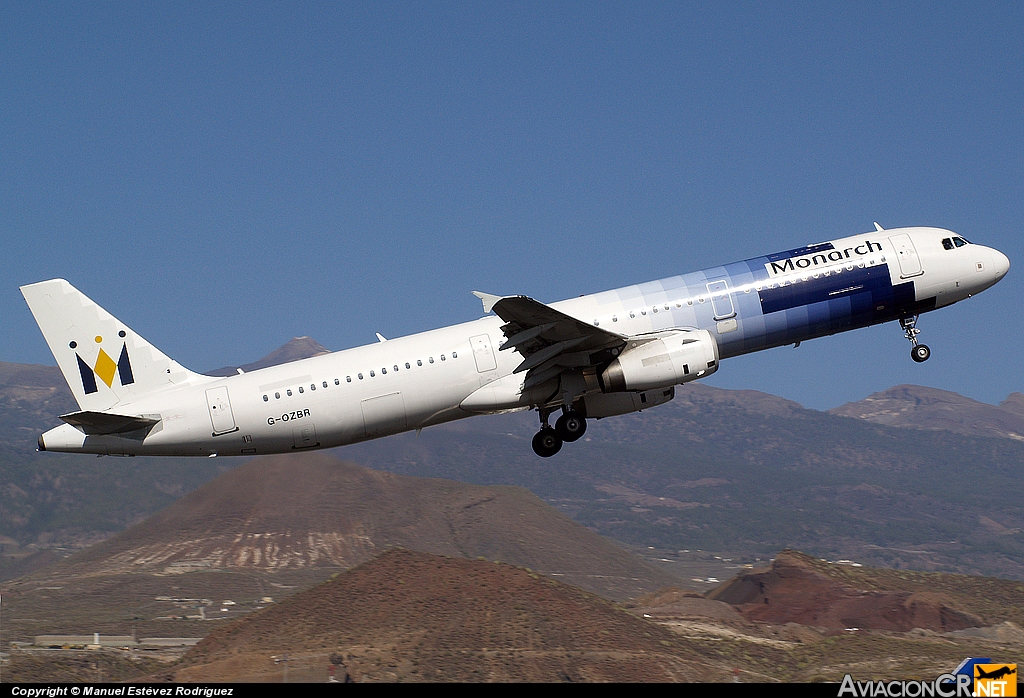 G-OZBR - Airbus A321-231 - Monarch Airlines