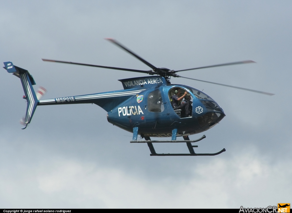 MSP018 - Hughes MD500E - Ministerio de Seguridad Pública - Costa Rica