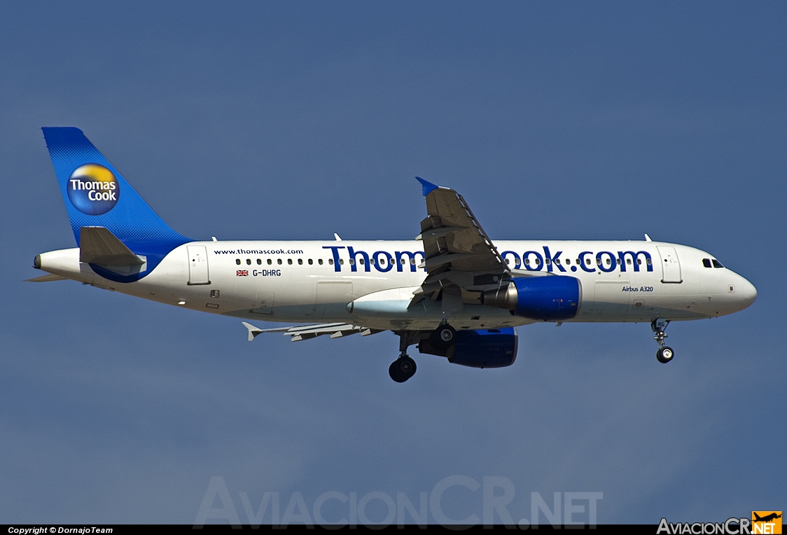 G-DHRG - Airbus A320-214 - Thomas Cook Airlines