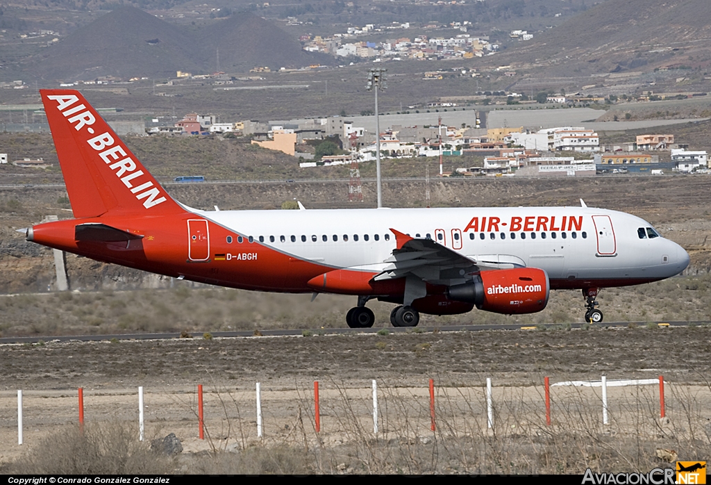 D-ABGH - Airbus A319-112 - Air Berlin