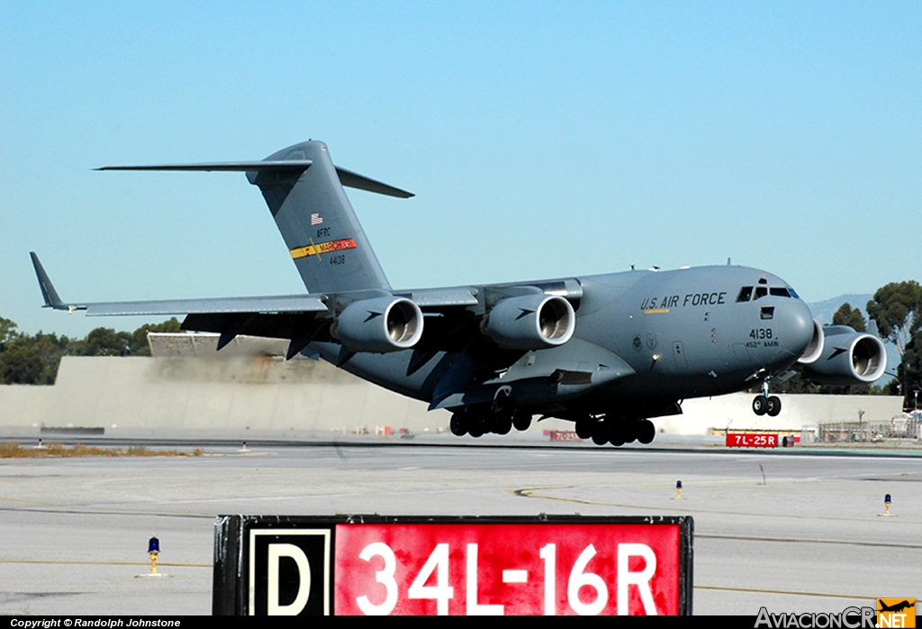 04-4138 - Boeing C-17A Globemaster III - USAF - United States Air Force - Fuerza Aerea de EE.UU