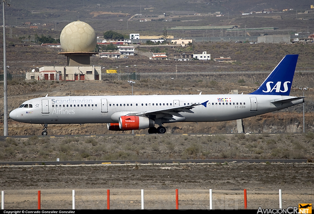 OY-KBB - Airbus A321-232 - Scandinavian Airlines - SAS