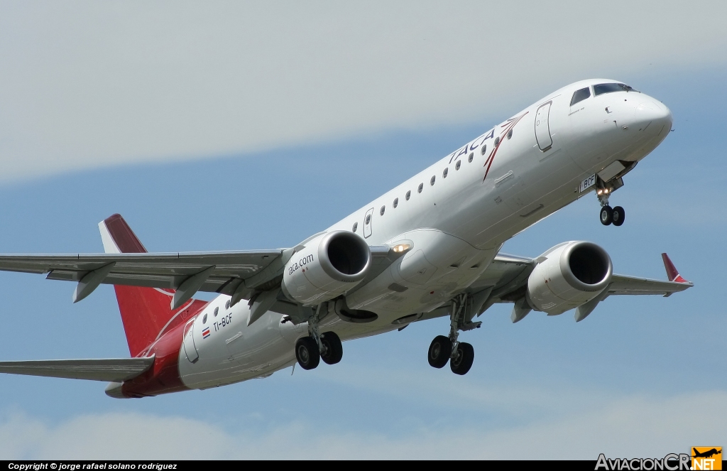 TI-BCF - Embraer 190-100IGW - TACA International Airlines