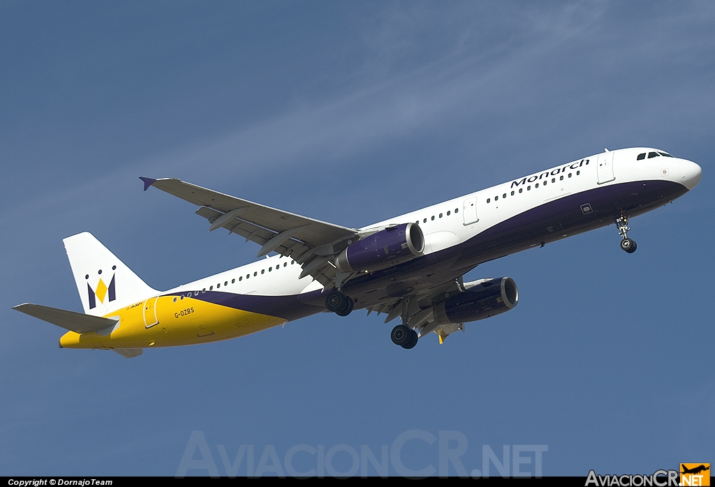 G-OZBS - Airbus A321-231 - Monarch Airlines