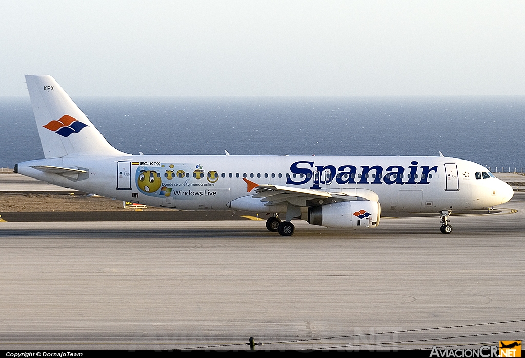 EC-KPX - Airbus A320-232 - Spanair