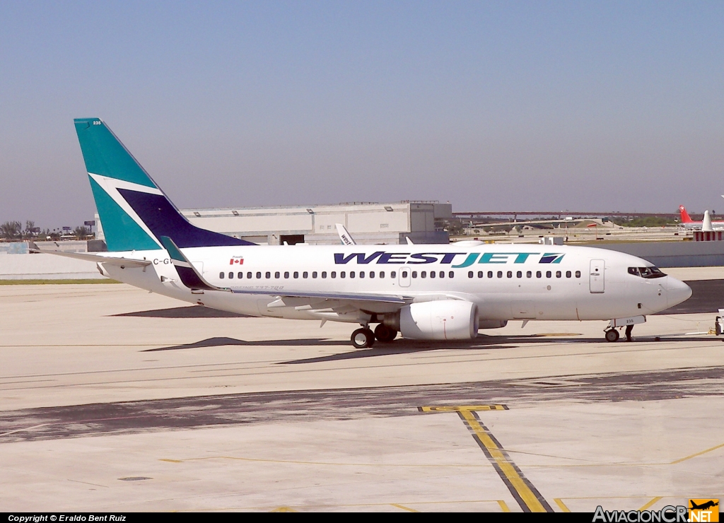 C-GWBN - Boeing 737-7CT - Westjet