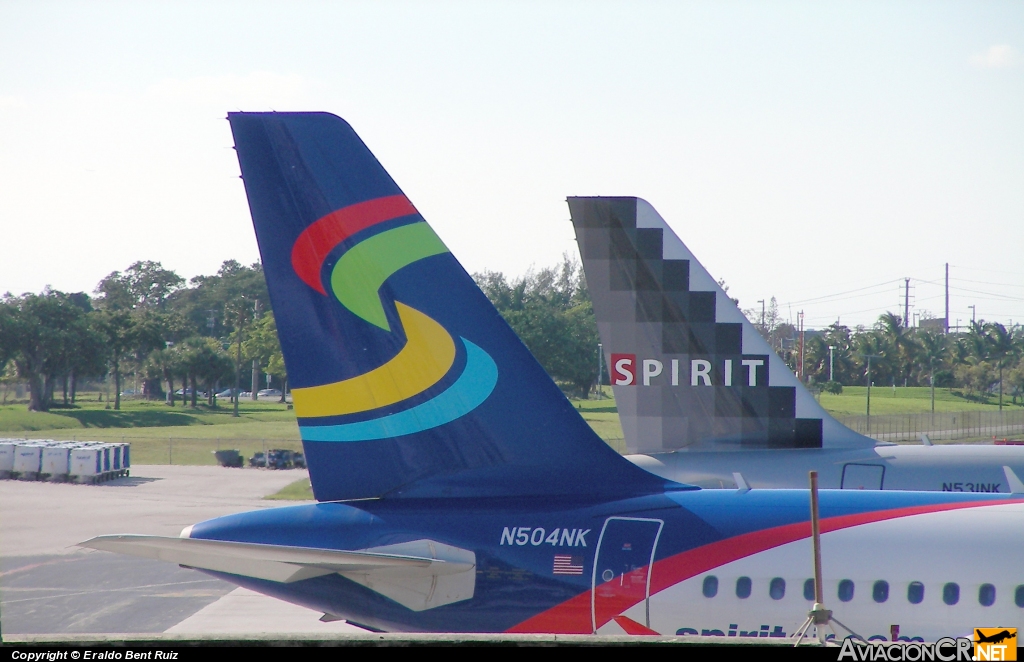 N504NK - Airbus A319-132 - Spirit Airlines