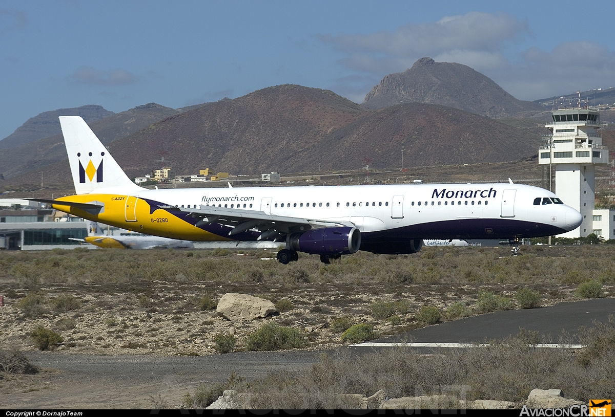 G-OZBO - Airbus A321-231 - Monarch Airlines