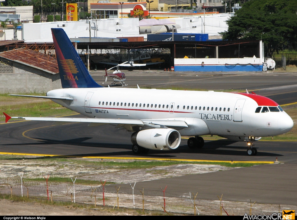 N472TA - Airbus A319-132 - TACA Perú
