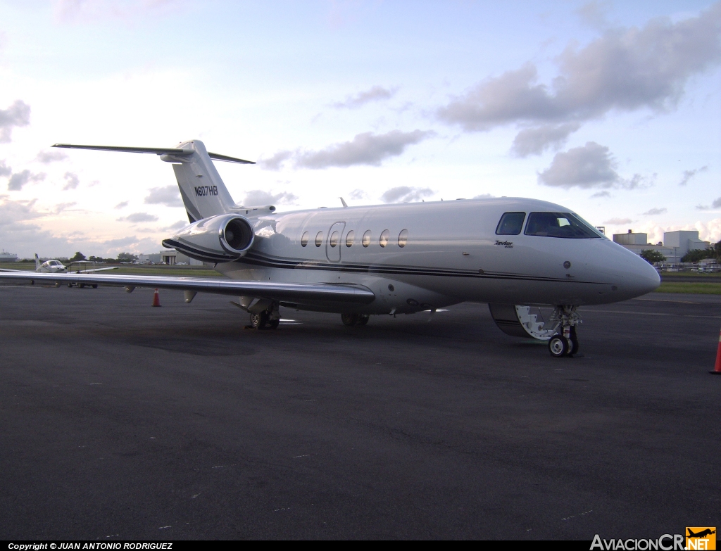 N607HB - Raytheon Hawker 4000 - Privado