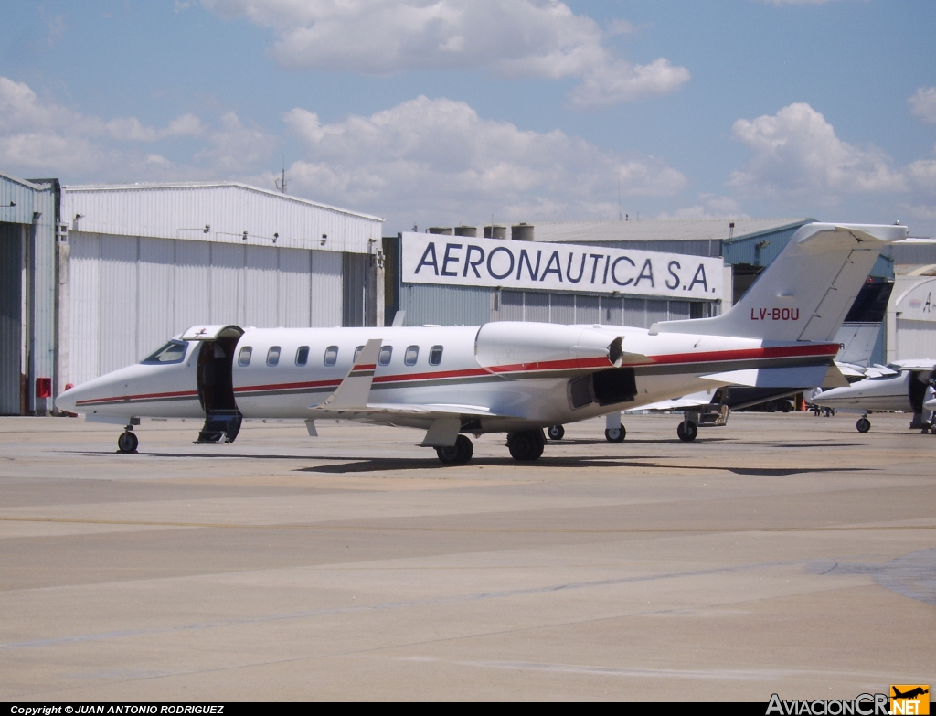 LV-BOU - Learjet 45 - Privado
