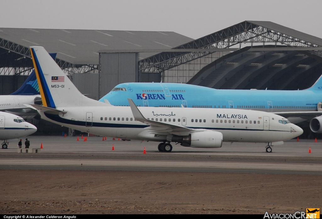 M53-01 - Boeing 737-7H6 BBJ - Malaysia Air Force