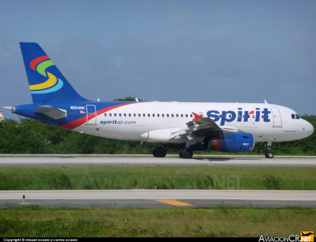 N504NK - Airbus A319-132 - Spirit Airlines