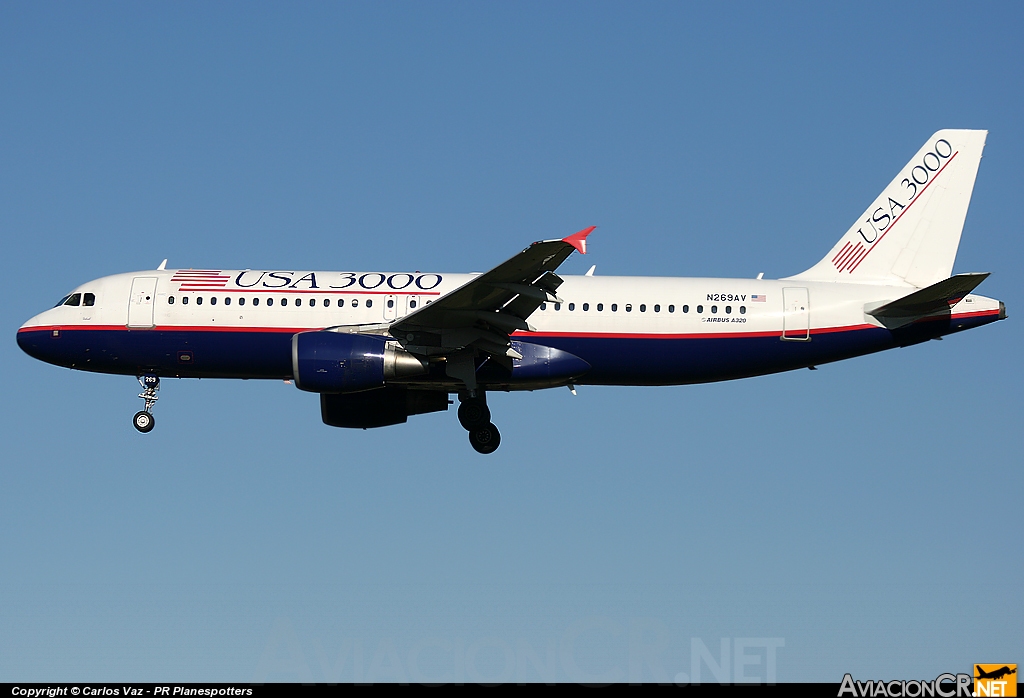 N269AV - Airbus A320-214 - USA 3000