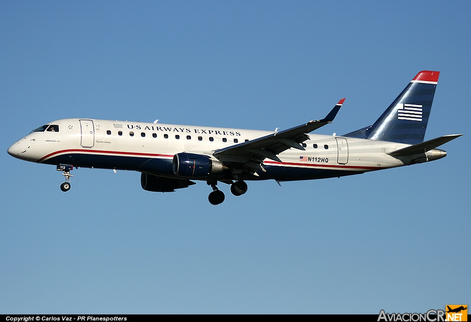 N112HQ - Embraer ERJ-175 - US Airways Express