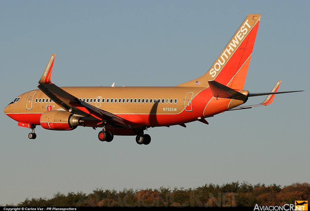 N792SW - Boeing 737-7H4 - Southwest Airlines