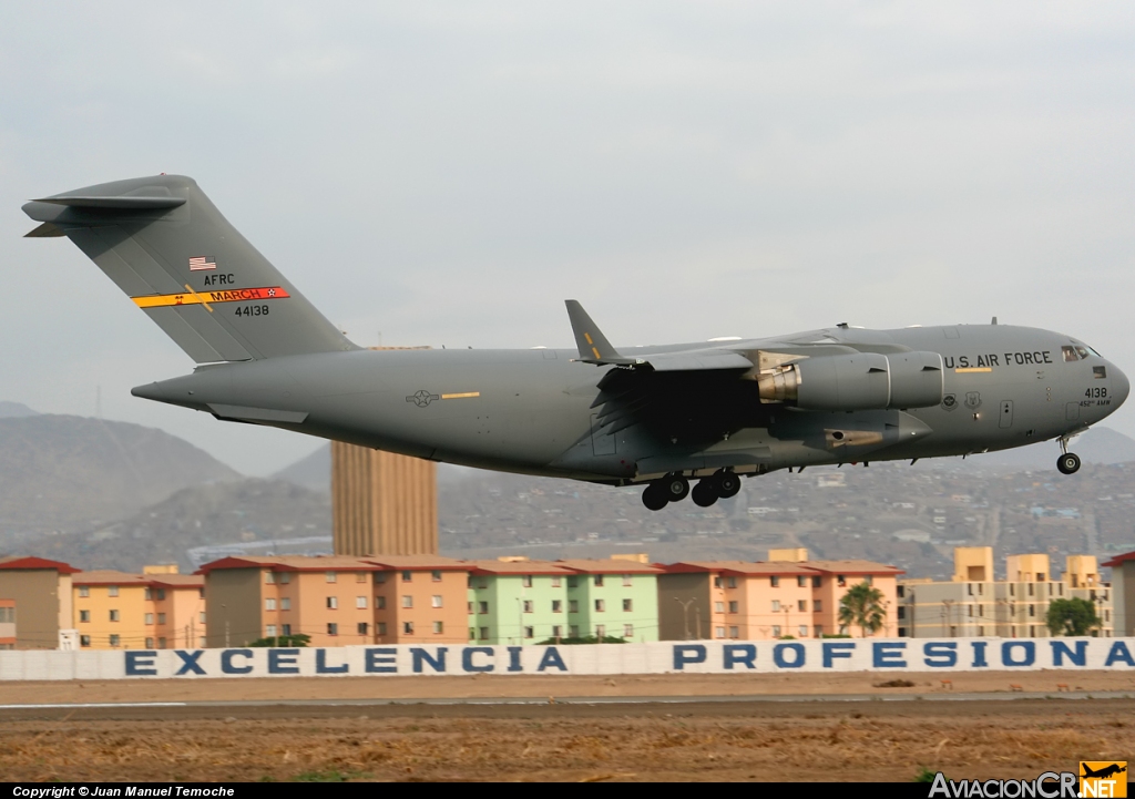 04-4138 - Boeing C-17A Globemaster III - USAF - United States Air Force - Fuerza Aerea de EE.UU