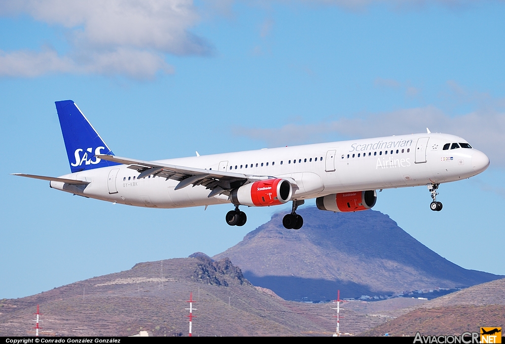 OY-KBK - Airbus A321-232 - Scandinavian Airlines - SAS