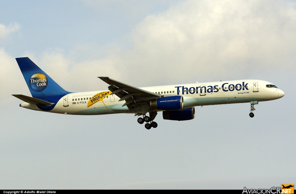 G-FCLA - Boeing 757-28A - Thomas Cook