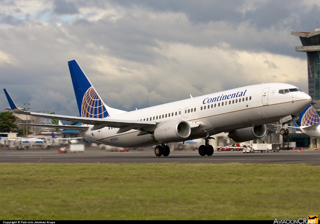 N78511 - Boeing 737-824 - Continental Airlines