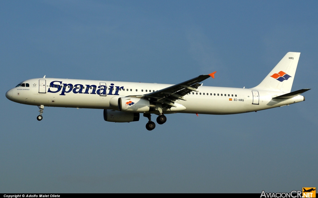 EC-HRG - Airbus A321-231 - Spanair