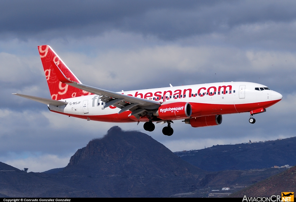 G-MSJF - Boeing 737-7Q8 - Flyglobespan