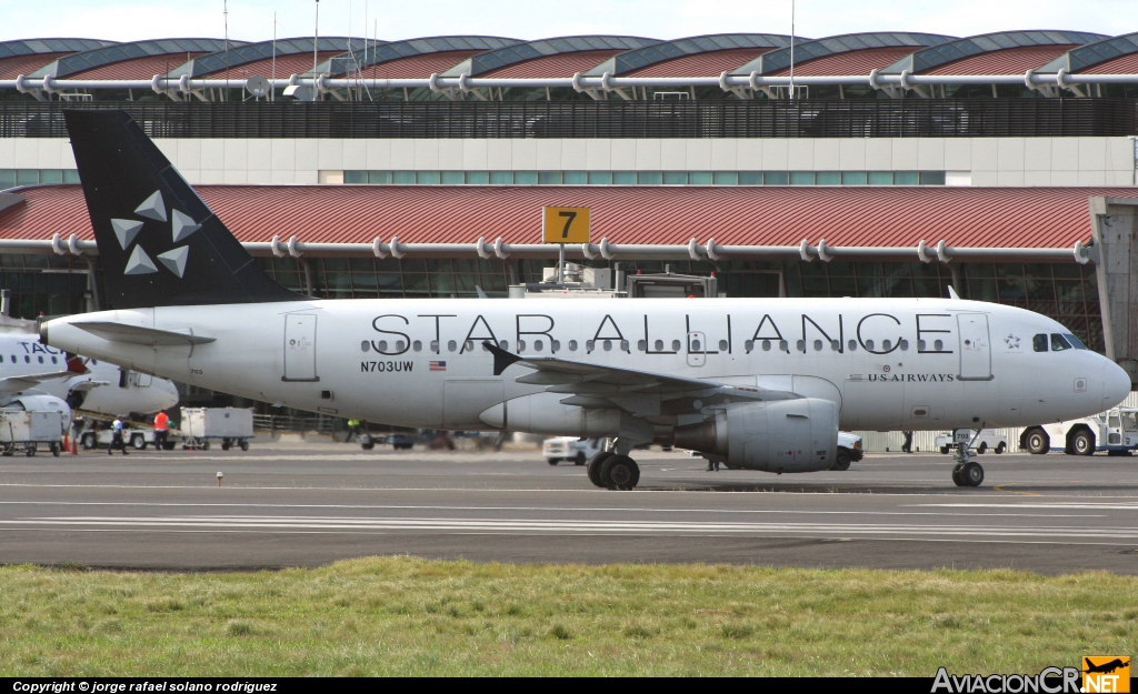 N703UW - Airbus A319-112 - US Airways