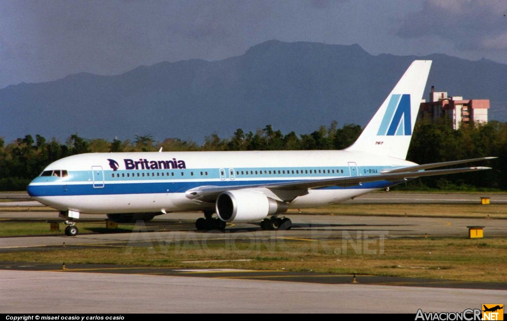 G-BYAA - Boeing 767-205 - Britannia Airways