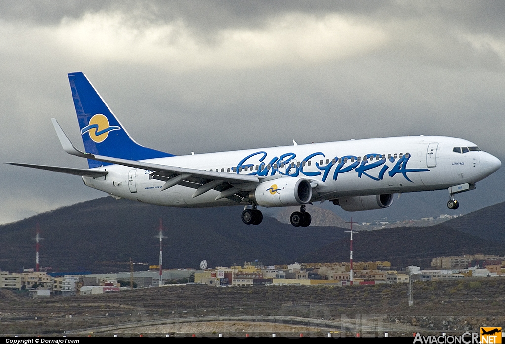 5B-DBU - Boeing 737-8Q8 - Eurocypria Airlines