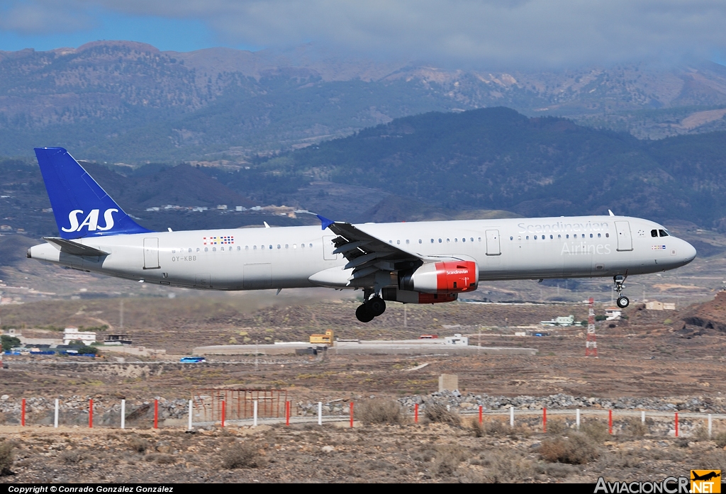 OY-KBB - Airbus A321-232 - Scandinavian Airlines - SAS