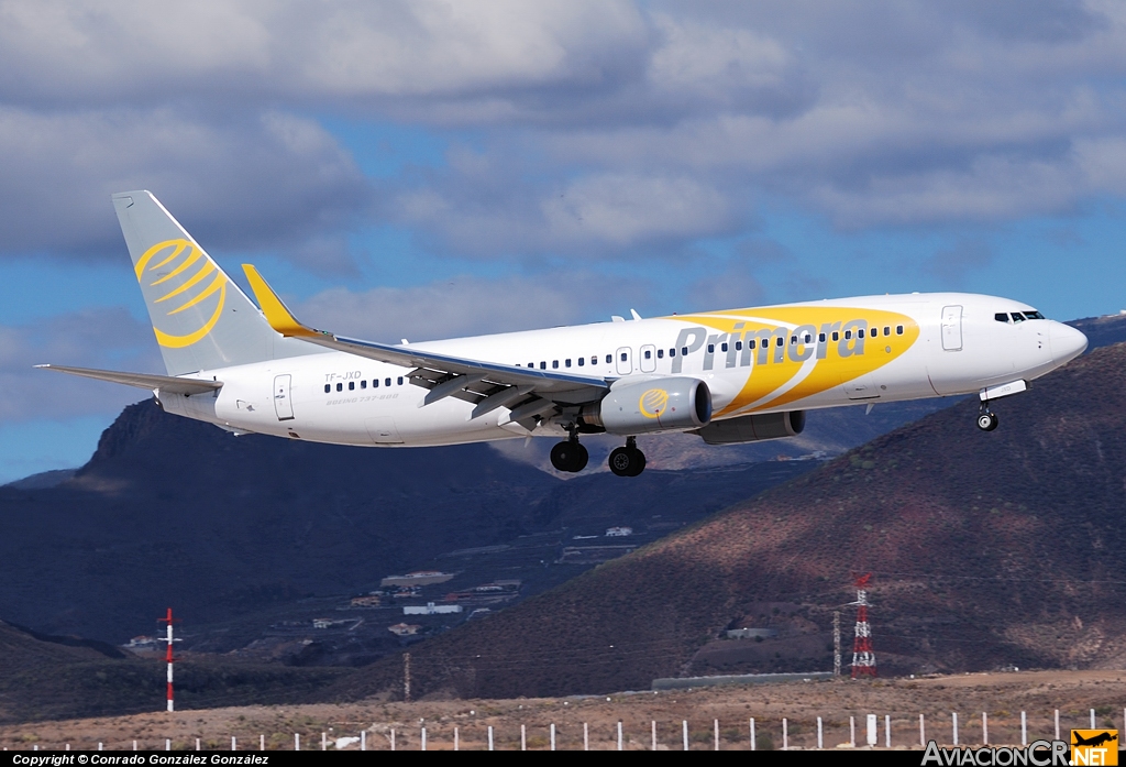 TF-JXD - Boeing 737-8Q8 - JetX (Primera)