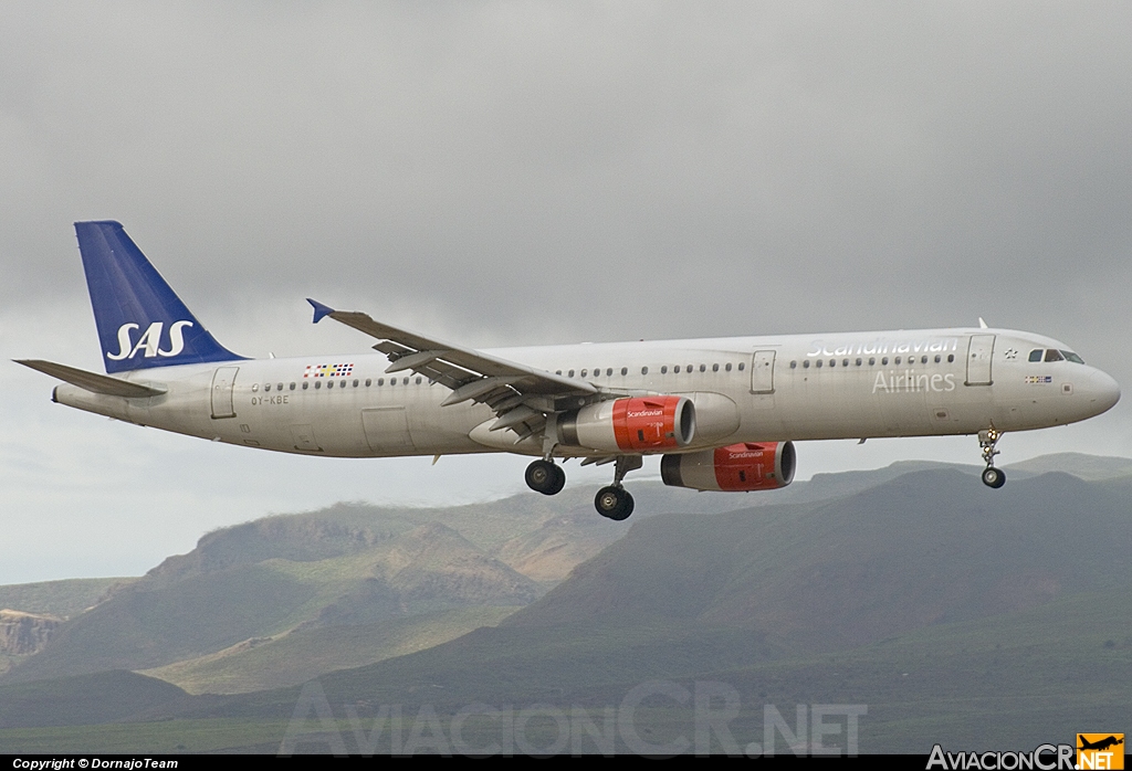 OY-KBE - Airbus A321-232 - Scandinavian Airlines - SAS
