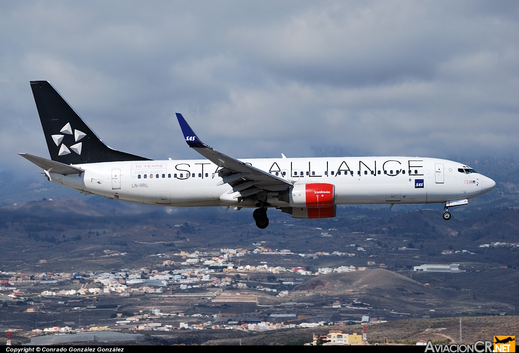LN-RRL - Boeing 737-883 - Scandinavian Airlines-SAS