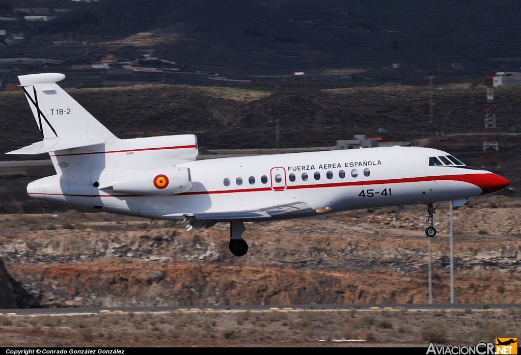 T.18-2 - Dassault Falcon 900 - Fuerzas Armadas Españolas - FAE