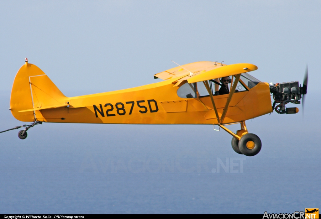 N2875D - Piper PA-18-135 Super Cub - Aerial Sign of Puerto Rico