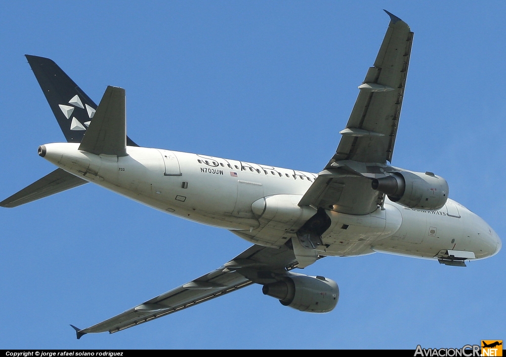 N703UW - Airbus A319-112 - US Airways