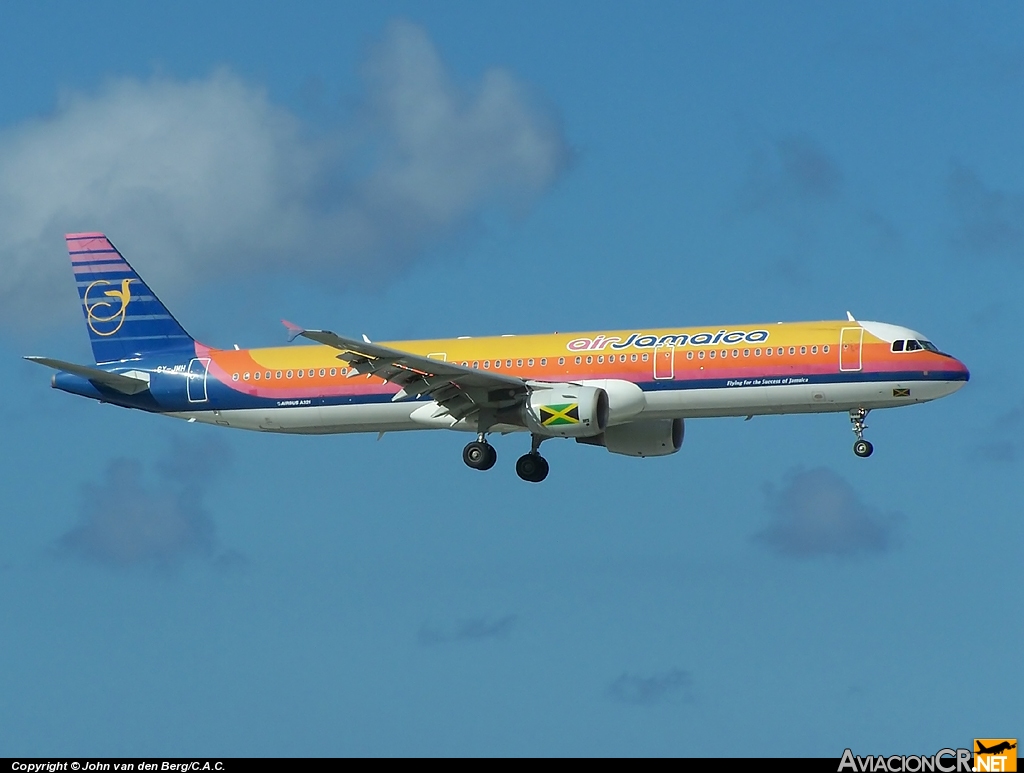 6Y-JMH - Airbus A321-211 - Air Jamaica