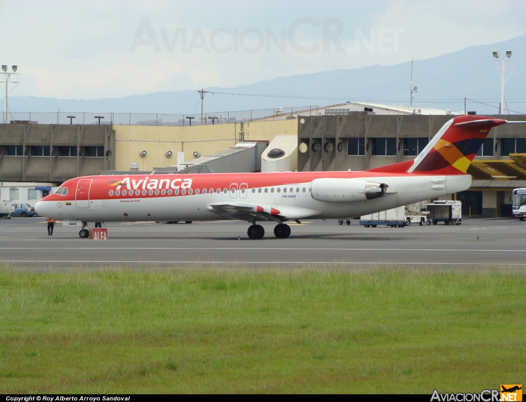 HK-4445 - Fokker 100 - Avianca Colombia
