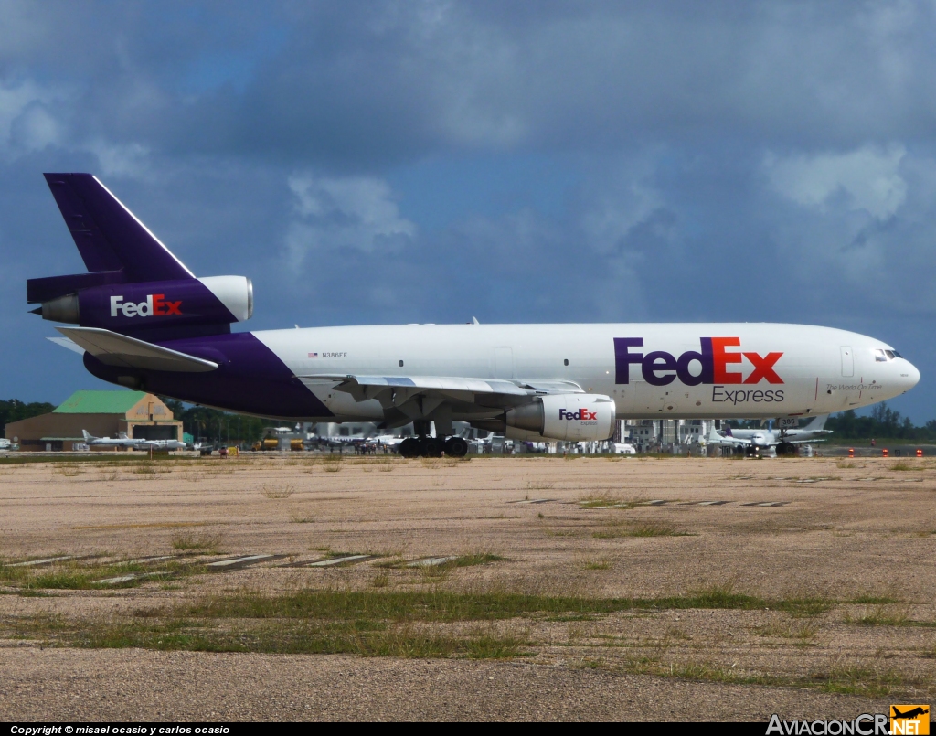 N386FE - McDonnell  Douglas MD10-10F - FedEx