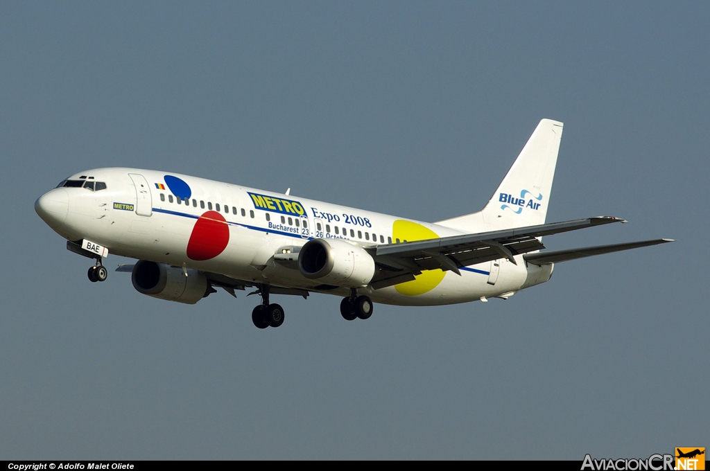 YR-BAE - Boeing 737-4N6 - Blue Air