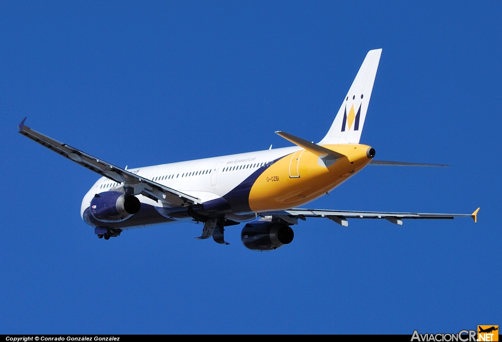 G-OZBI - Airbus A321-231 - Monarch Airlines