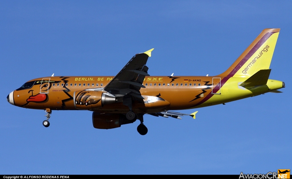 D-AKNO - Airbus A319-112 - Germanwings