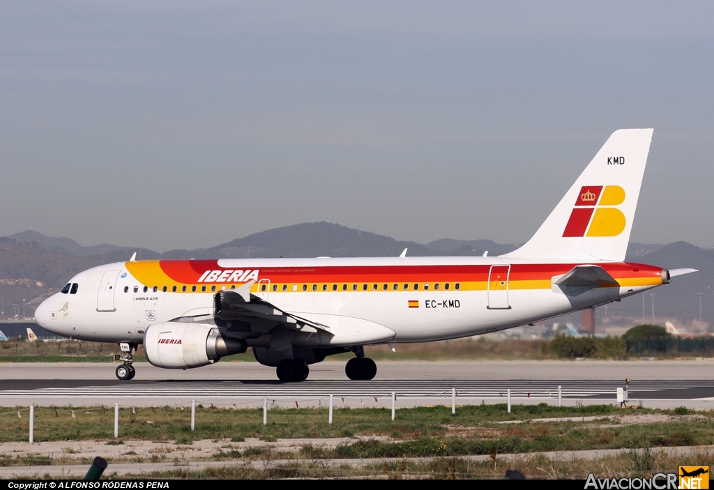 EC-KMD - Airbus A319-111 - Iberia