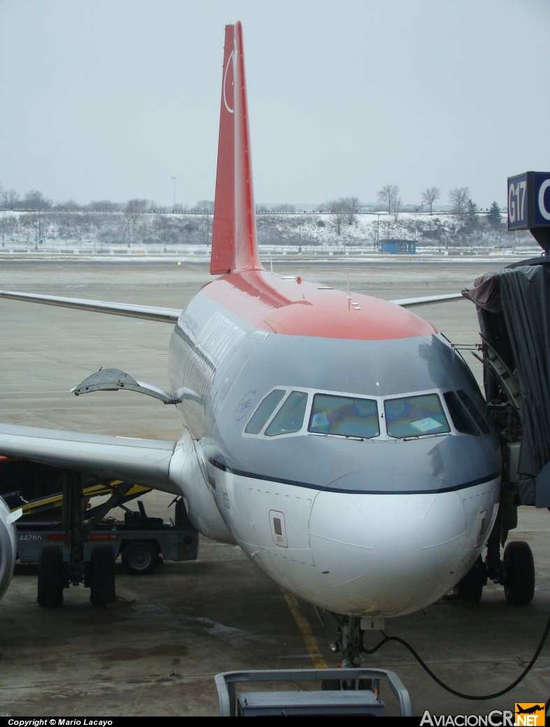 N340NB - Airbus A319-114 - Northwest Airlines