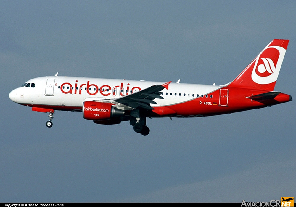 D-ABGL - Airbus A319-112 - Air Berlin