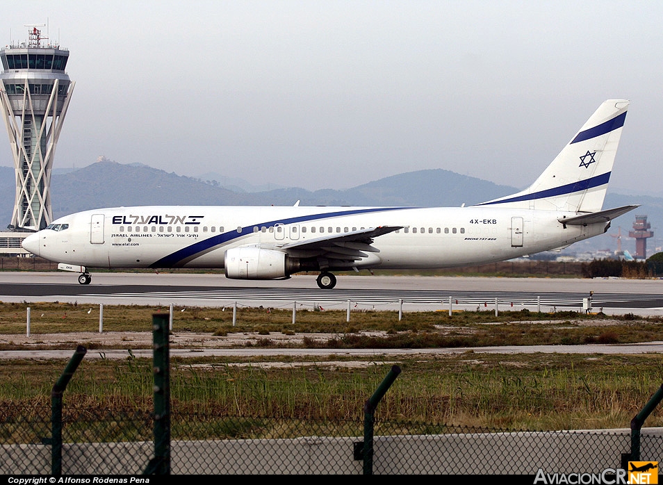 4X-EKB - Boeing 737-858 - El Al Israel Airlines