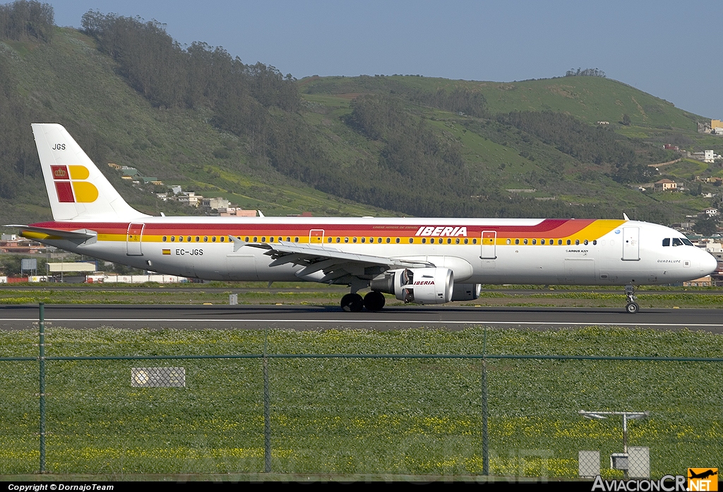 EC-JGS - Airbus A321-211 - Iberia