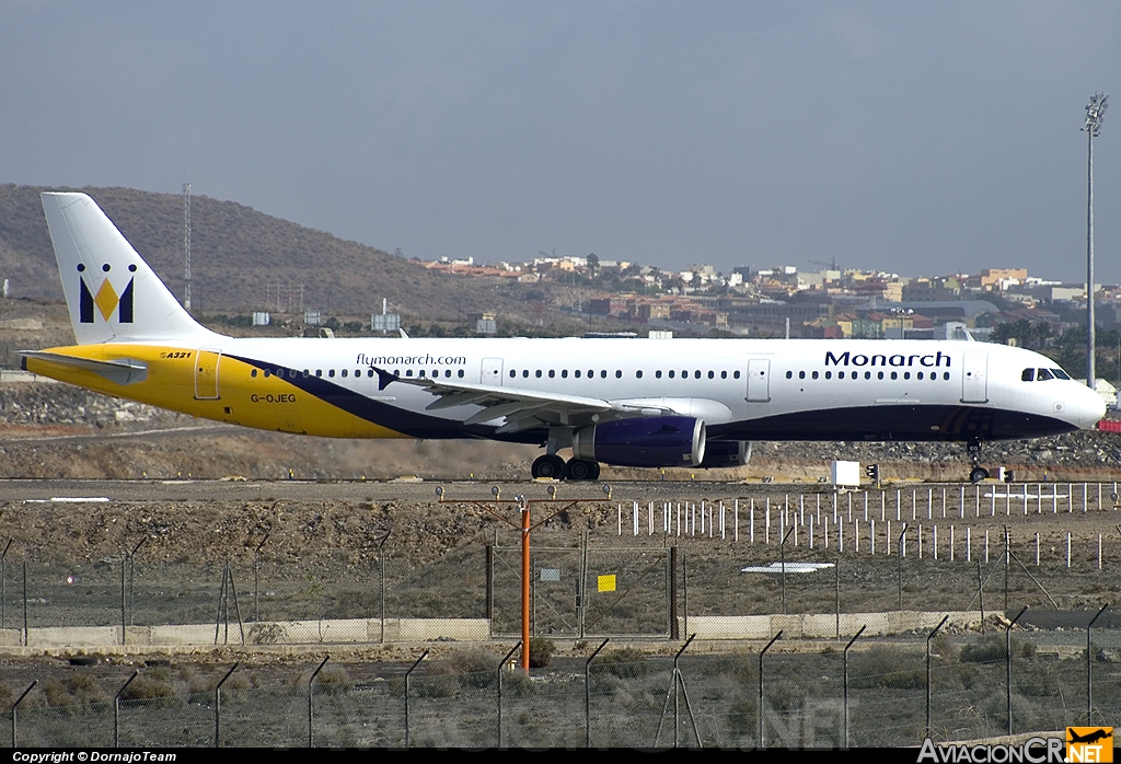 G-OJEG - Airbus A321-231 - Monarch Airlines